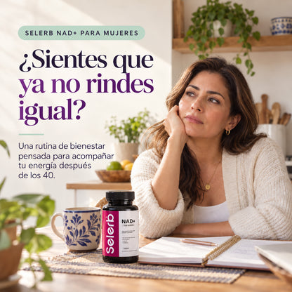 Suplemento Selerb Nad+ Mujer 90 capsulas