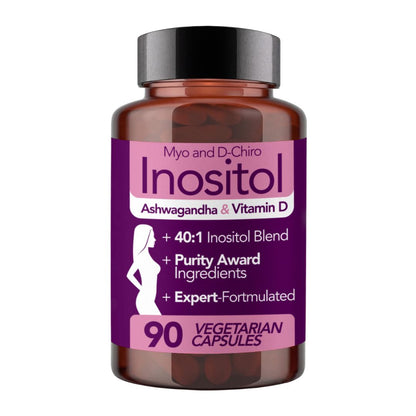 Inositol Myo y D-Chiro | Ratio 40:1 | 90 cápsulas | Ingredientes Naturales