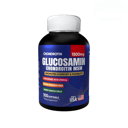 Glucosamina + Ácido Hialurónico | Máxima Potencia para Articulaciones Fuertes y Sin Dolor