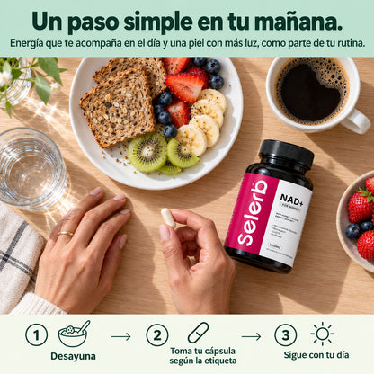 Suplemento Selerb Nad+ Mujer 90 capsulas