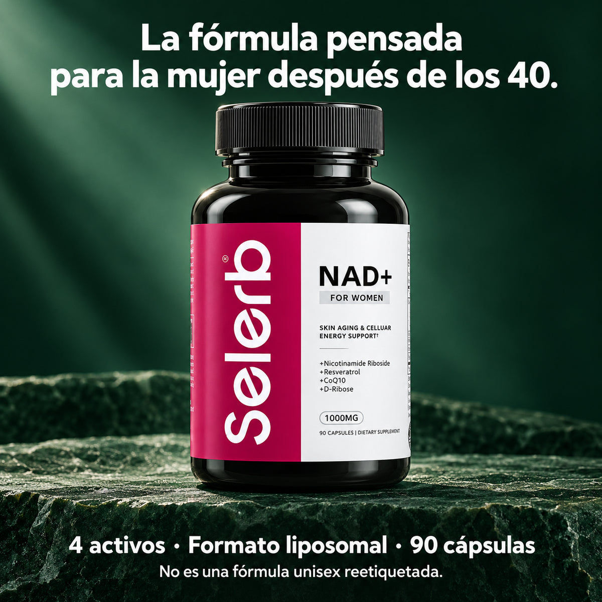 Suplemento Selerb Nad+ Mujer 90 capsulas