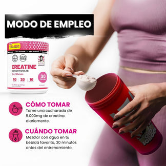 Old School Labs™: Creatina Monohidratada para mujeres